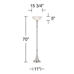 Possini Euro Design Burbank Modern 70" Tall Standing Floor Lamp Large Torchiere Foot Dimmer Switch Silver Metal Brushed Nickel Finish Living Room 8 Possini Euro Design Burbank Modern 70" Tall Standing Floor Lamp Large Torchiere Foot Dimmer Switch Silver Metal Brushed Nickel Finish Living Room -Possini Euro Design Sales GUEST 404f744a 0270 4953 b2a4 ee98f161d6bd