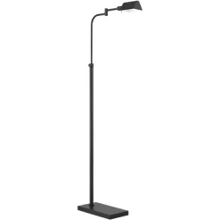 Possini Euro Design Keegan Traditional Pharmacy Floor Lamp 54" Tall Dark Bronze Adjustable Swing Arm Metal Shade For Living Room Reading Bedroom -Possini Euro Design Sales GUEST 413934e4 df9c 41e3 8f8f 011dab494ed8