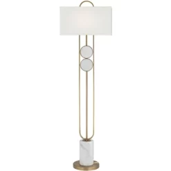 Pacific Coast Lighting Disc Modern 68" Tall Standing Floor Lamp Marble Gold Finish Living Room Bedroom House Reading Office Rectangle White Shade 15 Pacific Coast Lighting Disc Modern 68" Tall Standing Floor Lamp Marble Gold Finish Living Room Bedroom House Reading Office Rectangle White Shade -Possini Euro Design Sales GUEST 42da8a02 4ee8 44f6 8a56 279256ae0740