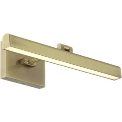 Possini Euro Design Henry 17" High Modern Picture Wall Lamp Light Fixture Mount Living Room Indoor Hallway Entry-way LED Hardwired Gold Antique Brass -Possini Euro Design Sales GUEST 43848625 1d72 4dcf b159 12b4a20f931d