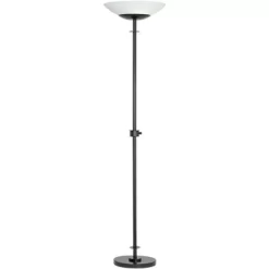 Possini Euro Design Modern Torchiere Floor Lamp 72" Tall Dark Bronze Frosted Glass Shade For Living Room Bedroom Office House -Possini Euro Design Sales GUEST 43aafa58 6f4a 461f a4ca 1c2b7936e10b
