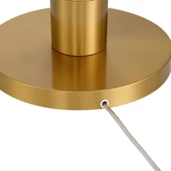 Possini Euro Design Granview Mid Century Modern 66" Tall Standing Floor Lamp With Glass Table USB Port Gold Metal Warm Brass Finish Living Room -Possini Euro Design Sales GUEST 4571f90b 19fd 4877 8fdc 4cc6e646919a