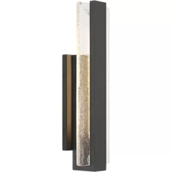 Possini Euro Design Possini Euro Cascadia 18"H Black Piastra Glass LED Outdoor Wall Light 13 Possini Euro Design Possini Euro Cascadia 18"H Black Piastra Glass LED Outdoor Wall Light -Possini Euro Design Sales GUEST 46d399a8 4743 4ef6 8c3b dec5568781cc