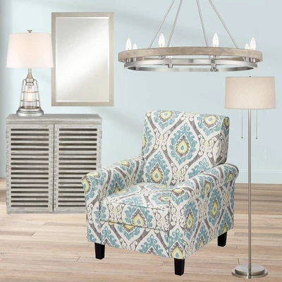 Possini Euro Design Brushed Nickel Graywood Wagon Wheel Chandelier 29 1/4" Wide Farmhouse Rustic 8-Light Fixture Dining Room Kitchen Island Entryway 8 Possini Euro Design Brushed Nickel Graywood Wagon Wheel Chandelier 29 1/4" Wide Farmhouse Rustic 8-Light Fixture Dining Room Kitchen Island Entryway - Image 8