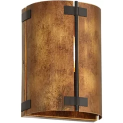 Possini Euro Design Possini Euro Julian 8 1/4" High Rustic Bronze Metal Wall Sconce -Possini Euro Design Sales GUEST 4bfbcfcd 0839 4eff a36e bb5c05ac827f