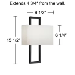 Possini Euro Design Modena Modern Art Deco Wall Light Sconce Black Hardwire 9 1/2" Fixture Silvery Faux Silk Shade For Bedroom Bathroom Vanity Reading 10 Possini Euro Design Modena Modern Art Deco Wall Light Sconce Black Hardwire 9 1/2" Fixture Silvery Faux Silk Shade For Bedroom Bathroom Vanity Reading -Possini Euro Design Sales GUEST 4d1bc454 ef2d 43d0 9a7d e91e05d64409