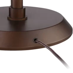 Possini Euro Design Traverse Modern Floor Lamp With LED Gooseneck Reading Light 64" Tall Oil Rubbed Bronze Oatmeal Drum Shade For Living Room Bedroom -Possini Euro Design Sales GUEST 4ec5d0b5 6340 43e1 bcb6 5d2b24725ae2