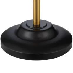 Possini Euro Design Roxie Modern Floor Lamp Standing 65 1/2" Tall Brass Black Metal Sheer Linen Double Drum Shade For Living Room Bedroom Office House -Possini Euro Design Sales GUEST 5055e3b9 3aa5 4ac8 a026 b6c85760d67a