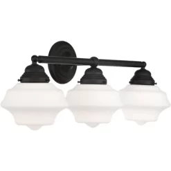 Possini Euro Design Astrid Modern Wall Light Black Metal Hardwire 27 1/4" 3-Light Fixture Opal White Glass Shade For Bedroom Bathroom Living Room 10 Possini Euro Design Astrid Modern Wall Light Black Metal Hardwire 27 1/4" 3-Light Fixture Opal White Glass Shade For Bedroom Bathroom Living Room -Possini Euro Design Sales GUEST 521e006f ac4d 4eb5 a39b 444a30efb87e