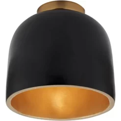 Possini Euro Design Merrick Modern Industrial Ceiling Light Flush Mount Fixture 9" Wide Black Gold For Bedroom Kitchen Living Room Hallway Bathroom 8 Possini Euro Design Merrick Modern Industrial Ceiling Light Flush Mount Fixture 9" Wide Black Gold For Bedroom Kitchen Living Room Hallway Bathroom -Possini Euro Design Sales GUEST 5259a4fb 6c6d 45b9 bf91 a80b3bf5beae