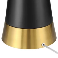 Possini Euro Design Otis Mid Century Modern 66" Tall Standing Floor Lamp Tray Table Pull Chain Black Gold Metal Living Room Bedroom House Reading -Possini Euro Design Sales GUEST 545a5ab7 6411 47b8 b97b 27233457024f