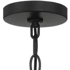 Possini Euro Design Arley Modern Outdoor Hanging Light Black Geometric Frame 12 1/2" Seedy Glass For Post Exterior Barn Deck House Porch Yard Patio -Possini Euro Design Sales GUEST 54a6f2b6 fccd 4e61 8dee f711345343bd
