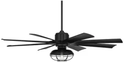 60" Possini Euro Design Defender Modern Industrial Indoor Outdoor Ceiling Fan LED Light Remote Matte Black Damp Rated Patio House -Possini Euro Design Sales GUEST 54e4ea9f 0459 42e6 9e69 c2a21bcecbf3
