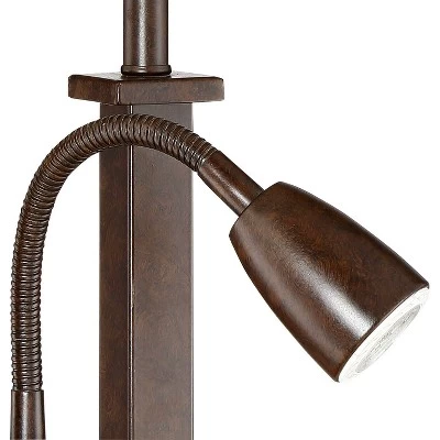 Possini Euro Design Possini Euro Deacon Bronze Gooseneck Lamps With USB And Outlet Set Of 2 6 Possini Euro Design Possini Euro Deacon Bronze Gooseneck Lamps With USB And Outlet Set Of 2 - Image 6