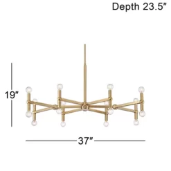 Possini Euro Design Marya Satin Brass Chandelier 37" Wide Modern 24-Light Fixture For Dining Room House Foyer Kitchen Island Entryway Bedroom Home 15 Possini Euro Design Marya Satin Brass Chandelier 37" Wide Modern 24-Light Fixture For Dining Room House Foyer Kitchen Island Entryway Bedroom Home -Possini Euro Design Sales GUEST 57077a84 ab71 4282 a99f 9e7bd065d784
