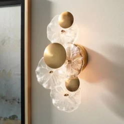 Possini Euro Design Filoli 16" High Modern 2 Light Wall Sconce Light Lamp Fixture Mount Set Of 2 Bathroom Bedroom Hardwired Gold Plated Glass Shade -Possini Euro Design Sales GUEST 5818d7a0 44be 429d bd9e 4763aa3ea5e6