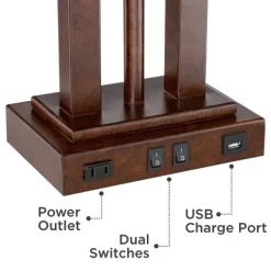 Possini Euro Design Possini Euro Deacon Bronze Gooseneck Lamps With USB And Outlet Set Of 2 11 Possini Euro Design Possini Euro Deacon Bronze Gooseneck Lamps With USB And Outlet Set Of 2 -Possini Euro Design Sales GUEST 595d9091 2ab6 45aa 8e20 ca17614d20a8