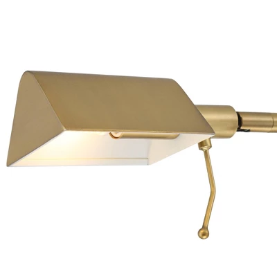 Possini Euro Design Keegan Modern Swing Arm Wall Lamp With Dual USB Ports Warm Gold Plug-In Light Fixture Adjustable For Bedroom 2 Possini Euro Design Keegan Modern Swing Arm Wall Lamp With Dual USB Ports Warm Gold Plug-In Light Fixture Adjustable For Bedroom - Image 2