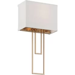 Possini Euro Design Possini Euro Siobhan 16" High Gold And White Wall Sconce -Possini Euro Design Sales GUEST 5b4bdb73 1e9d 4a8d 8d47 d70846638f5d