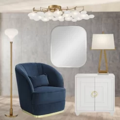 Possini Euro Design Cecil Modern Industrial Torchiere Floor Lamp 71" Tall Warm Gold Metal Opal Glass Shade For Living Room Bedroom Office House Home -Possini Euro Design Sales GUEST 5c77818d bd3b 4db1 9629 ded5da3d570e