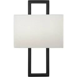 Possini Euro Design Modena Modern Art Deco Wall Light Sconce Black Hardwire 9 1/2" Fixture Silvery Faux Silk Shade For Bedroom Bathroom Vanity Reading 12 Possini Euro Design Modena Modern Art Deco Wall Light Sconce Black Hardwire 9 1/2" Fixture Silvery Faux Silk Shade For Bedroom Bathroom Vanity Reading -Possini Euro Design Sales GUEST 5caa36c4 09ee 46c5 86fd b183ef39ef94