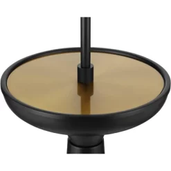 Possini Euro Design Otis Mid Century Modern 66" Tall Standing Floor Lamp Tray Table Pull Chain Black Gold Metal Living Room Bedroom House Reading -Possini Euro Design Sales GUEST 605e8fdc 9a86 4ba5 8acf 0a56a7a955ef