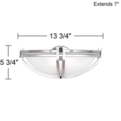 Possini Euro Design Solara Modern Wall Light Sconce Brushed Nickel 13 3/4" Fixture Marbleized Glass For Bedroom Bathroom Vanity Reading Living Room -Possini Euro Design Sales GUEST 62d0b289 4640 4d48 8c2e e95a12d10dd0