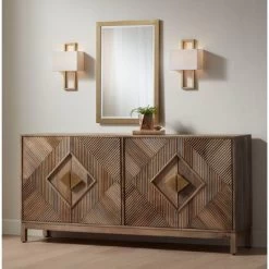 Possini Euro Design Modena Modern Wall Light Sconces Set Of 2 French Brass Hardwire 9 1/2" Fixture Off White Faux Silk Shade For Bedroom Bathroom Home -Possini Euro Design Sales GUEST 63b4415f 0c25 4def 8aed af2e48316a3c 1