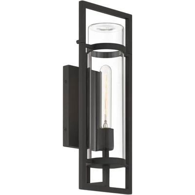 Possini Euro Design Possini Euro Castello 18"H Sand Black Wall Sconce 7 Possini Euro Design Possini Euro Castello 18"H Sand Black Wall Sconce - Image 7