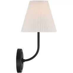 Possini Euro Design Possini Euro Nina 14" High Matte Black Wall Sconce -Possini Euro Design Sales GUEST 672d27fa 9648 46cc 8233 4f8e5d76e6e2