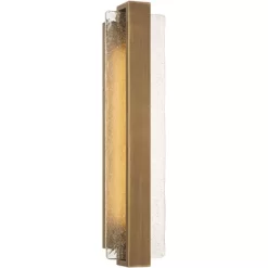 Possini Euro Design Possini Euro Cascadia 23 1/2" Wide Brass And Glass LED Bath Light -Possini Euro Design Sales GUEST 68cc5f6b 717a 4eff af0a bfa39a90c53e