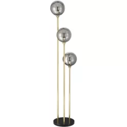 Possini Euro Design Arielle Mid Century Modern 67" Tall Standing Floor Lamp Tree 3-Light LED Foot Switch Gold Metal Brass Bubble Glass Gray Shade 13 Possini Euro Design Arielle Mid Century Modern 67" Tall Standing Floor Lamp Tree 3-Light LED Foot Switch Gold Metal Brass Bubble Glass Gray Shade -Possini Euro Design Sales GUEST 6a4b2f5d 5847 4f40 ba46 32b593705ada