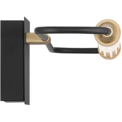 Possini Euro Design Nikola Industrial Wall Light Bar Matte Black Hardwire 23 1/2" LED Fixture Gold Accents For Bathroom Vanity -Possini Euro Design Sales GUEST 6bfa0f41 8cdc 42b3 92f4 894e941dac59