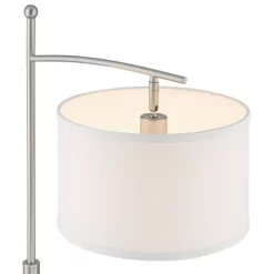 Possini Euro Design Burbank Modern 64" Tall Standing Floor Lamp Downbridge Pole Silver Metal Brushed Nickel Finish Living Room Bedroom House Reading -Possini Euro Design Sales GUEST 6c2d8f9d 5201 436d bd77 a929ebac1275