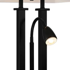 Possini Euro Design Deacon Modern Desk Table Lamp 26" High Black With USB And AC Power Outlet In Base LED Reading Light Oatmeal Shade For Office Desk 13 Possini Euro Design Deacon Modern Desk Table Lamp 26" High Black With USB And AC Power Outlet In Base LED Reading Light Oatmeal Shade For Office Desk -Possini Euro Design Sales GUEST 6e155021 c7c9 43a8 9b1d 45783f7af23b