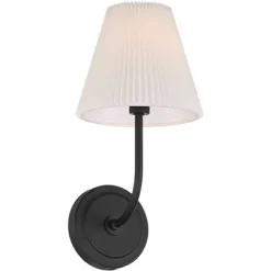 Possini Euro Design Possini Euro Nina 14" High Matte Black Wall Sconce -Possini Euro Design Sales GUEST 6e5f1ea2 39da 4ef9 97b7 0d3089a3f1a8
