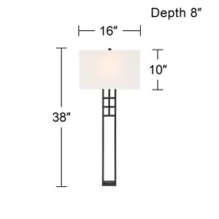 Possini Euro Design Ventano Modern Wall Lamps Set Of 2 Black Plug-In 16" Fixture White Linen Fabric Shades For Bedroom Mirror 10 Possini Euro Design Ventano Modern Wall Lamps Set Of 2 Black Plug-In 16" Fixture White Linen Fabric Shades For Bedroom Mirror -Possini Euro Design Sales GUEST 6f9452b2 1c12 4e08 813e 08d721edfd70