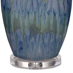 Possini Euro Design Annette 38" Tall Large Modern Coastal End Table Lamps Set Of 2 Blue Drip Finish Ceramic Living Room Bedroom (Colors May Vary) 12 Possini Euro Design Annette 38" Tall Large Modern Coastal End Table Lamps Set Of 2 Blue Drip Finish Ceramic Living Room Bedroom (Colors May Vary) -Possini Euro Design Sales GUEST 714f9109 7292 475e 82e1 18fe004cd32b
