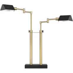 Possini Euro Design Keegan Modern Desk Lamp 24" High Warm Brass With Dual USB Charging Ports LED Adjustable Black Shade For Bedroom Living Room Desk 13 Possini Euro Design Keegan Modern Desk Lamp 24" High Warm Brass With Dual USB Charging Ports LED Adjustable Black Shade For Bedroom Living Room Desk -Possini Euro Design Sales GUEST 7251ebab 7e7a 4df5 88fe 68ff889d6594