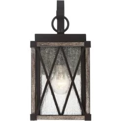 Possini Euro Design Brawley Rustic Industrial Outdoor Wall Light Fixture Bronze Wood Grain 13 1/2" Clear Seedy Glass For Post Exterior Barn Deck House 8 Possini Euro Design Brawley Rustic Industrial Outdoor Wall Light Fixture Bronze Wood Grain 13 1/2" Clear Seedy Glass For Post Exterior Barn Deck House -Possini Euro Design Sales GUEST 745fd5ec 0cf7 4471 970e 03f22a882930