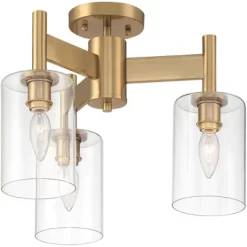 Possini Euro Design Lantico Modern Ceiling Light Semi Flush Mount Fixture 17" Wide Gold 3-Light Clear Glass For Bedroom Kitchen Living Room Hallway 14 Possini Euro Design Lantico Modern Ceiling Light Semi Flush Mount Fixture 17" Wide Gold 3-Light Clear Glass For Bedroom Kitchen Living Room Hallway -Possini Euro Design Sales GUEST 75e74a4c 95e3 4f50 914c 323adc86137a