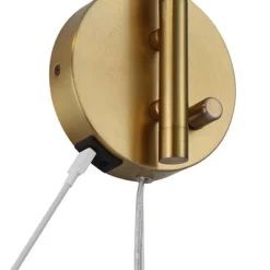 Possini Euro Design Keegan Modern Swing Arm Wall Lamp With Dual USB Ports Warm Gold Plug-In Light Fixture Adjustable For Bedroom 12 Possini Euro Design Keegan Modern Swing Arm Wall Lamp With Dual USB Ports Warm Gold Plug-In Light Fixture Adjustable For Bedroom -Possini Euro Design Sales GUEST 75f82666 0f1a 4ebd a0b7 2011956ba66d