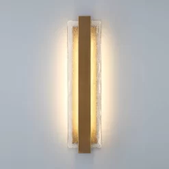 Possini Euro Design Possini Euro Cascadia 23 1/2" Wide Brass And Glass LED Bath Light -Possini Euro Design Sales GUEST 767b1f9c a71b 495c 9e5e 55356b222c97
