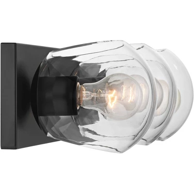 Possini Euro Design Possini Euro Michaelis 26" Wide Black 3-Light Bath Light 7 Possini Euro Design Possini Euro Michaelis 26" Wide Black 3-Light Bath Light - Image 7