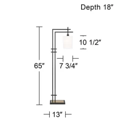 Possini Euro Design Torrance Modern Industrial 65" Tall Downbridge Arc Floor Lamp Matte Black Warm Gold Frosted Glass Shade For Living Room 10 Possini Euro Design Torrance Modern Industrial 65" Tall Downbridge Arc Floor Lamp Matte Black Warm Gold Frosted Glass Shade For Living Room -Possini Euro Design Sales GUEST 79747390 3f98 4b3d 85b9 6d0d7ca130f2