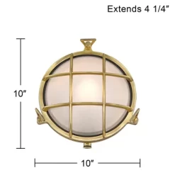 Possini Euro Design Possini Euro Anjali 10" High Brass Bulkhead Wall Sconce 15 Possini Euro Design Possini Euro Anjali 10" High Brass Bulkhead Wall Sconce -Possini Euro Design Sales GUEST 7bf23a8b 7643 4354 81e1 b7de3cd2c3f8 1