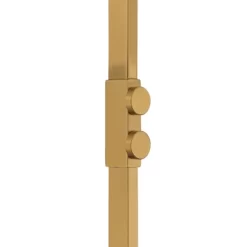 Possini Euro Design Denali Modern 61" Tall Standing Floor Lamp Metal Warm Gold Finish Living Room Bedroom House Reading Office Glass Clear Shade -Possini Euro Design Sales GUEST 7bf55548 d044 4455 82db efff3019f873