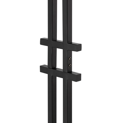 Possini Euro Design Torrance Modern Industrial 65" Tall Downbridge Arc Floor Lamp Matte Black Warm Gold Frosted Glass Shade For Living Room 8 Possini Euro Design Torrance Modern Industrial 65" Tall Downbridge Arc Floor Lamp Matte Black Warm Gold Frosted Glass Shade For Living Room - Image 8
