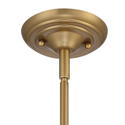 Possini Euro Design Soft Gold Mini Pendant Light 11" Wide Modern Schoolhouse Opal Glass Shade For Dining Living Room House Island 3 Possini Euro Design Soft Gold Mini Pendant Light 11" Wide Modern Schoolhouse Opal Glass Shade For Dining Living Room House Island - Image 3