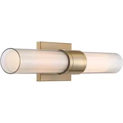 Possini Euro Design Brianna Modern Wall Light Brass Hardwire 23 1/2" 2-Light Fixture Clear Opal Double Glass Tube Shade For Bedroom Bathroom Vanity 10 Possini Euro Design Brianna Modern Wall Light Brass Hardwire 23 1/2" 2-Light Fixture Clear Opal Double Glass Tube Shade For Bedroom Bathroom Vanity -Possini Euro Design Sales GUEST 7eafdc49 072e 4d7c 9339 a81f65f701f2